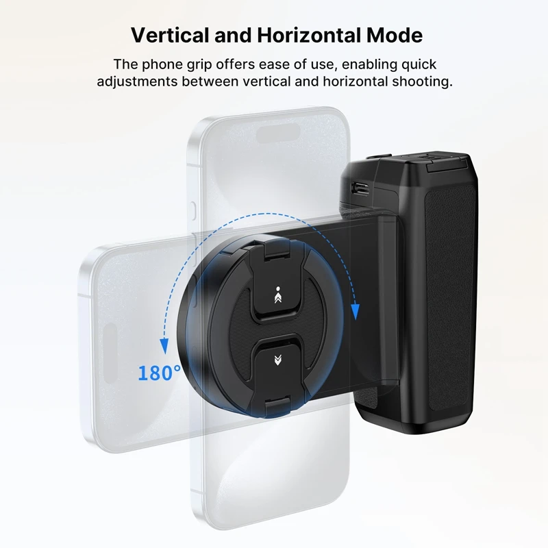 MagSafe Smartphone Camera Shutter Grip Bluetooth Selfie Handle As Camera Photo Stabilizer Vertical Horizontal Shoot - Image 3
