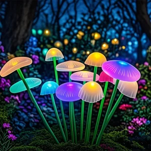 Solar LED Jellyfish Sway Lights Garden Decor
