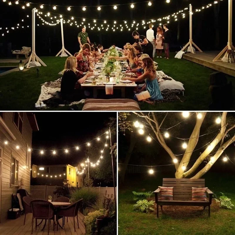 2025 New Solar Crystal Globe LED String Lights LED Solar Outdoor Light IP65 Fairy Light - Image 4